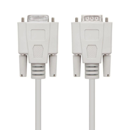 CABLE SERIE NANOCABLE NULL MODEM DB9 M/DB9 H 1.8M10.14.0503