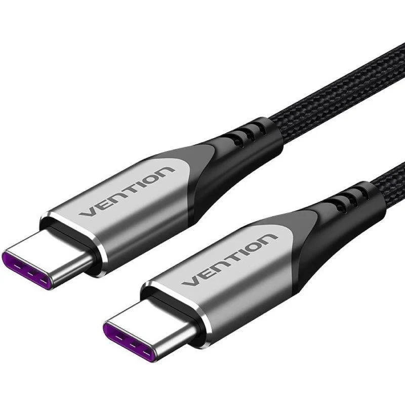 CABLE VENTION USB 2.0 TIPO-C MACHO/ MACHO 2M GRIS TAEHF