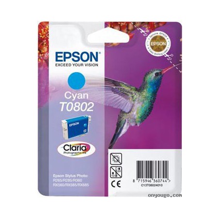 INK JET EPSON ORIGINAL C13T080240 CYAN