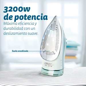 PLANCHA DE VAPOR GRUNKEL PL-3200MAXTOP