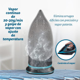 PLANCHA DE VAPOR GRUNKEL PL-3200ANODICED