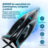 PLANCHA DE VAPOR GRUNKEL PL-3200ANODICED