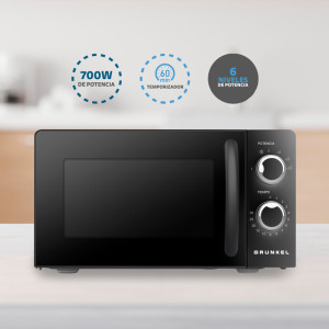 MICROONDAS CON GRILL DE 20L DE CAPACIDAD GRUNKEL MWG-20NG