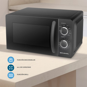 MICROONDAS DE 20L DE CAPACIDAD GRUNKEL MW-20NG