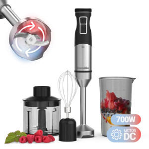 BATIDORA DE MANO TWISTY TOTAL 7070X 700W PICADOR NEGRO+ INOX