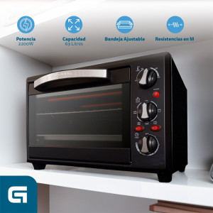 HORNO ELECTRICO DE 28L DE CAPACIDAD GRUNKEL HR-28NRM