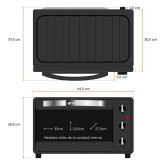 HORNO ELECTRICO DE 23L DE CAPACIDAD GRUNKEL HR-23HN