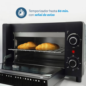 MINI HORNO ELECTRICO DE 10L DE CAPACIDAD GRUNKEL HR-10MINI