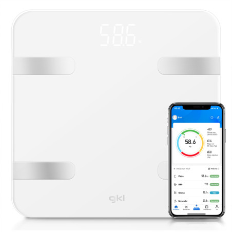 BASCULA FITNESS GRUNKEL FITBLUE300WHITE