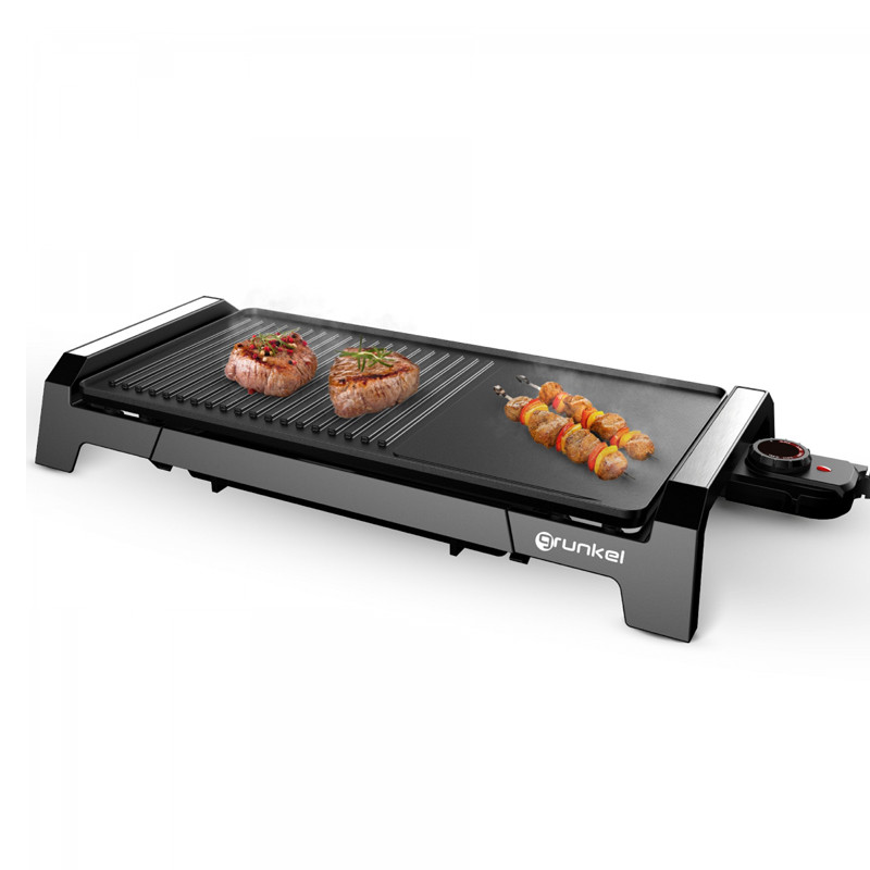 PLANCHA DE ASAR ELECTRICA + GRILL GRUNKEL BK-DH51