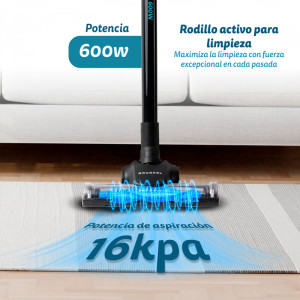 ASPIRADOR VERTICAL CON CEPILLO GIRATORIO GRUNKEL ASP-ROLLER