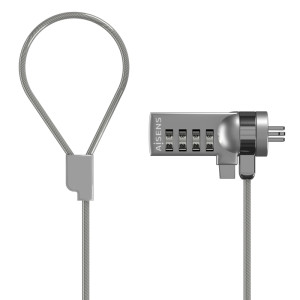 CABLE SEGURIDAD AISENS PORTATILES TIPO KENSINGTON 1.5M