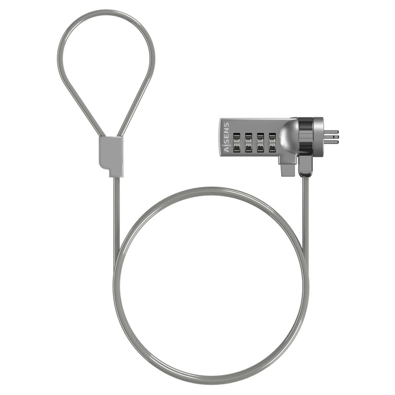 CABLE SEGURIDAD AISENS PORTATILES TIPO KENSINGTON 1.5M