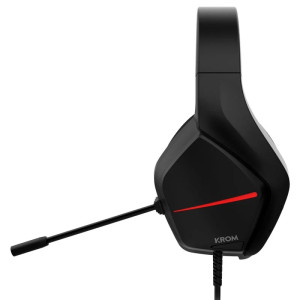 AURICULAR KROM GAMING KOPA MOVE  MICRÓFONO NEGRO