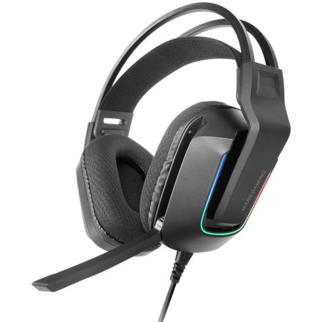 AURICULARES MARS GAMING MH-STRIKE JACK 3.5 USB NEGROS