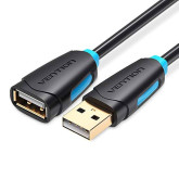 CABLE VENTION ALARGADOR USB 2.0 MACHO - USB HEMBRA 5M NEGR