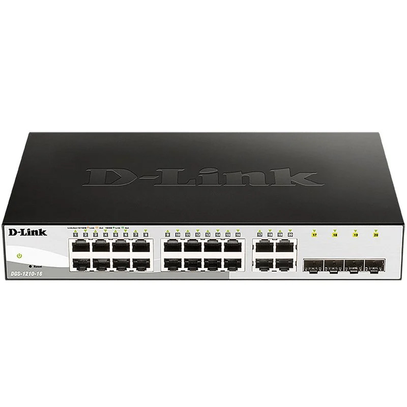 SWITCH D-LINK DGS-1210-16 16 PUERTOS GIGABIT10/100/1000 S
