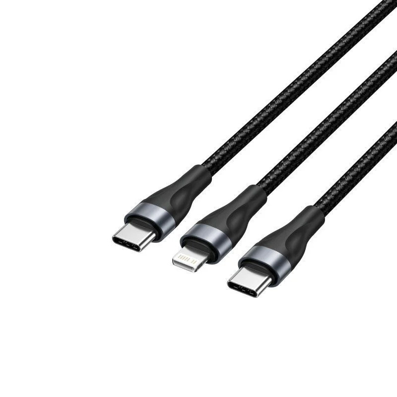 CABLE VENTION USB TIPO-CMACHO LIGHTNING MACHO/ USB TIPO-C 