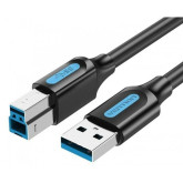 CABLE VENTION USB 3.2 TIPO-B MACHO  USB MACHO 5GBPS 1M 