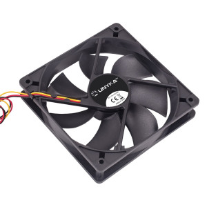 VENTILADOR UNYKACH  CAJA 12*12 120MM 1200RPM NEGRO
