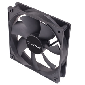 VENTILADOR UNYKACH  CAJA 12*12 120MM 1200RPM NEGRO