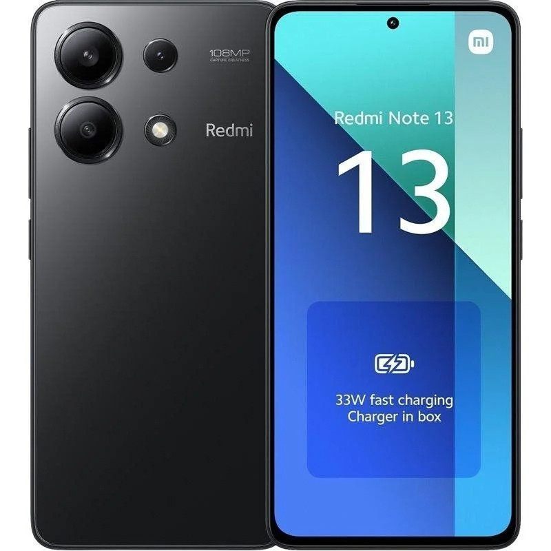 SMARTPHONE XIAOMI REDMI NOTE 13 8GB 512GB 6.67" 5G NEGRO