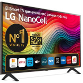 TV LG 43" 43NANO82T6B ULTRA HD 4K SMART TV WIFI
