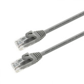 LATIGUILLO UTP/RJ45 AISESNS 0.50 MTR FLEXIBLE CAT6A GRIS