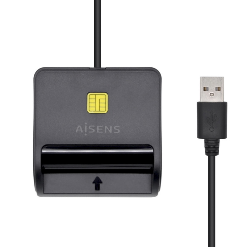 LECTOR DE DNI USB ASCR-SN01-BK AISENS NEGRO