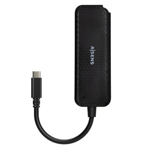 HUB USB AISENS 4XUSB 3.0 A/H 15CM  A109-0715  NEGRO 