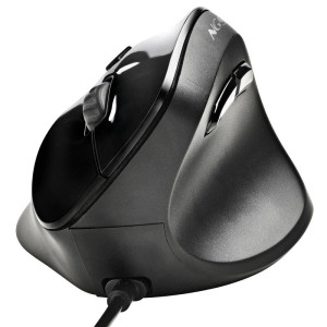 RATON NGS ERGONÓMICO NGS SAMSARA 3200 DPI NEGRO