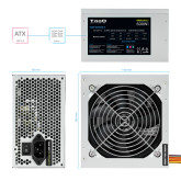 FUENTE ALIMENTACION TOOQ ATX 500W VENTILADOR 12CM