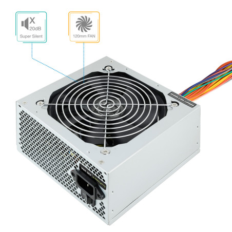 FUENTE ALIMENTACION TOOQ ATX 500W VENTILADOR 12CM