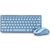TECLADO+RATON INALAMBRICO NGS FANTASY KIT BLUE