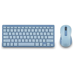 TECLADO+RATON INALAMBRICO NGS FANTASY KIT BLUE