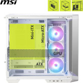 CAJA PC MSI MAG PANO 100R PZ   BLANCO