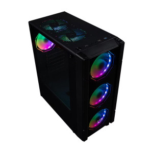 CAJA GAMINIG HIDITEC SEMITORRE V30 ARGB CRISTAL TEMPLADO