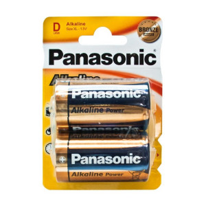 PILAS ALCALINAS PANASONIC R-20  PAQ 2