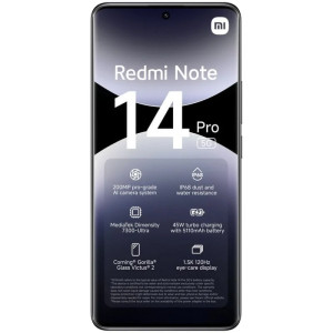 SMARTPHONE XIAOMI REDMI NOTE 14 PRO 12GB 512GB 6.67" 5G NEGR