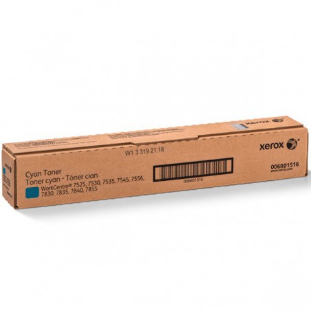 TONER XEROX ORIG. WC7525 006R01516 CYAN 15.000 PAG.
