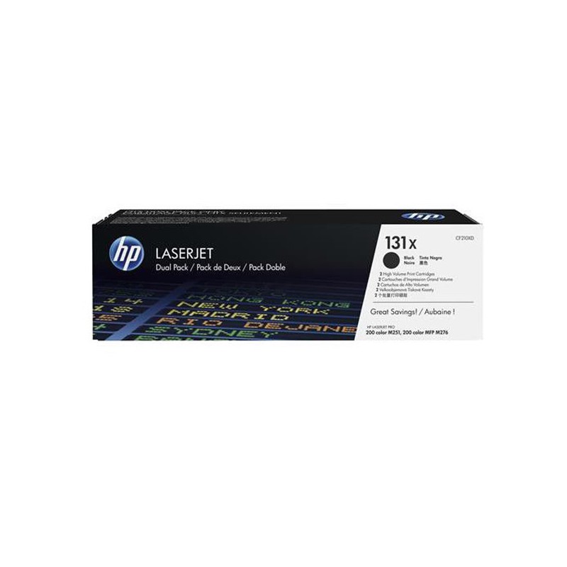 TONER HP ORIG.CF210XD Nº131X ALTA CAPACIDAD