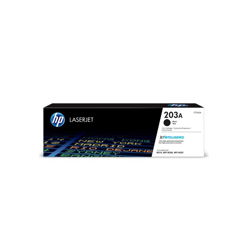 TONER HP ORIG. CF540A 1400 PAGINAS  NEGRO Nº203