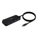 HUB USB AISENS 3.1 USB-C USB-C/M-4XTIPO A/H NEGRO 60CM 
