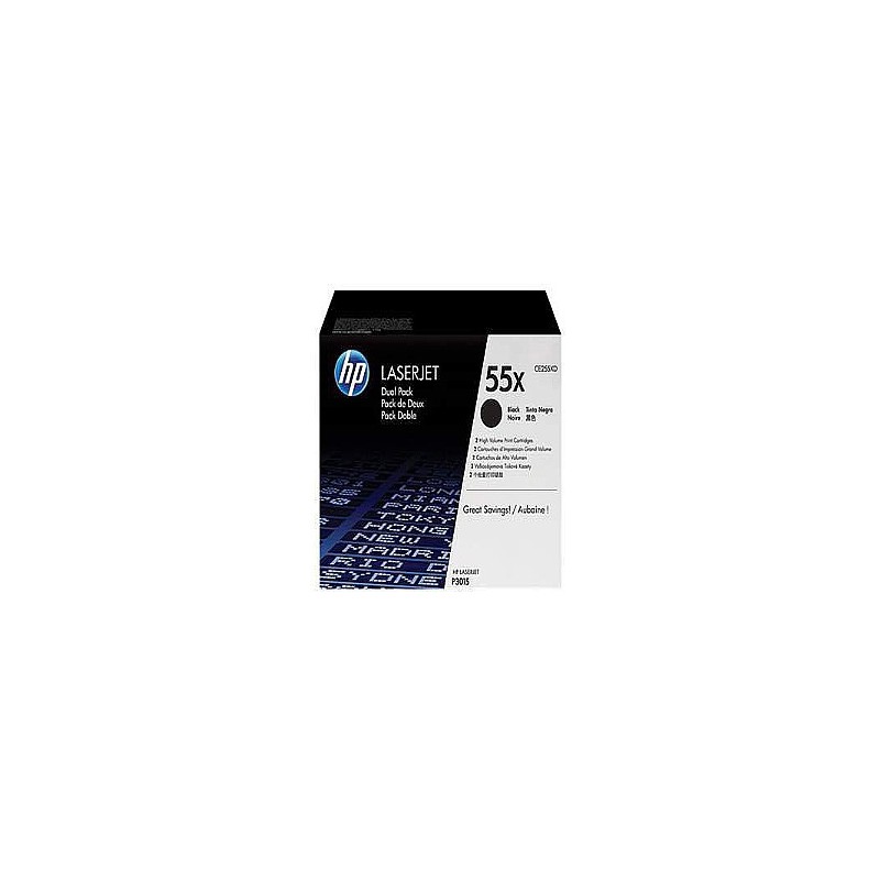 TONER HP ORIG. CE255XD PACK DOBLE