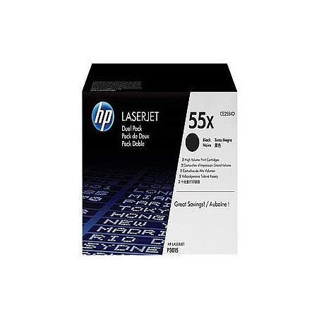 TONER HP ORIG. CE255XD PACK DOBLE