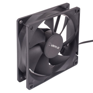 VENTILADOR UNYKACH 90MM  VELOCIDAD MAX. 2000RPM NEGRO