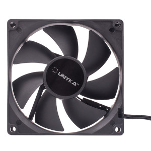 VENTILADOR UNYKACH 90MM  VELOCIDAD MAX. 2000RPM NEGRO