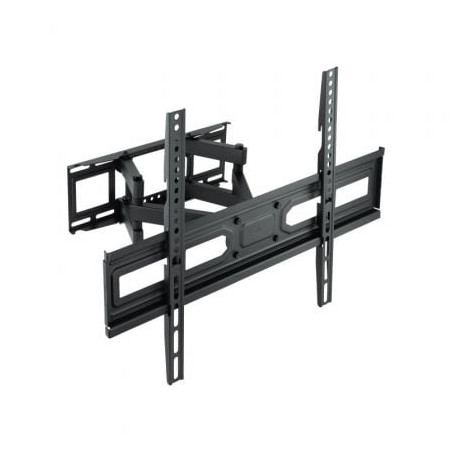 SOPORTE PARED GIRATORIO INCLINABLE EXTENSIBLE NEGRO