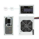 FUENTE ALIMENTACION TOOQ TQEP-500S-SFX 500W VENTILADOR 8CM