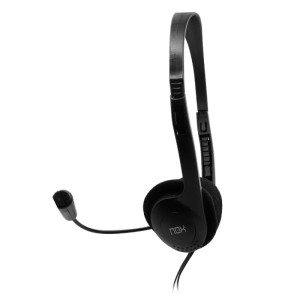 AURICULARES NOX VOICE ONE CON MICRÓFONO JACK 3.5  NEGROS